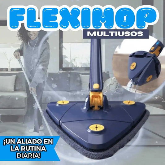 FREGONA TRIANGULAR AUTOESCURRIBLE 360º + 10 RECAMBIOS GRATIS